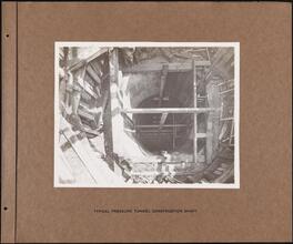 Typical Pressure Tunnel Construction Shaft [Catskill System.]