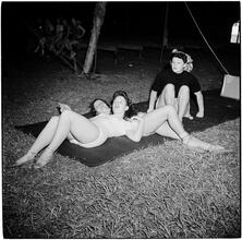 Circus [Circus performers relaxing.]