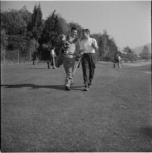 Arthur Godfrey [Godfrey golfing.]