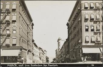 149th St west from Amsterdam Ave, New York.