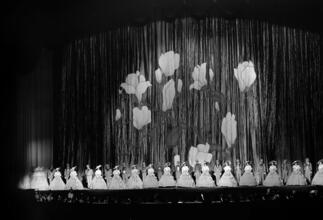 [Stage show "Spotlights" by Russell Markert at Radio City Music Hall.]
