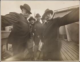 Uncle Joe Byron, Pirie MacDonald, Colonel Marceau, Pop Core, Ben Falk-New York December 1920.