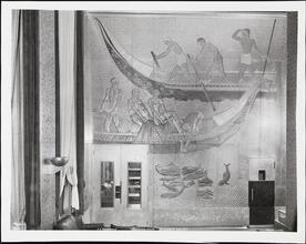 [S.S. "Normandie", Smoking Salon, Starboard Side Aft, Cabin Class.]