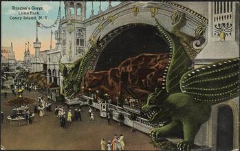 Dragon's Gorge, Luna Park, Coney Island, N.Y.