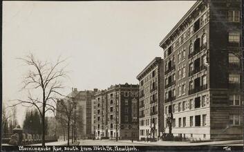 Morningside Ave, south from 116th St., New York.