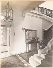 Residence of H. Coulby, Wickcliffe, O. Entrance hall