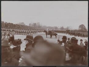 Monuments, Grant Monument Dedication. Gen. Grant's Statue on Horse.