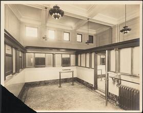 [Interior of bank.]