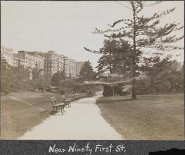 [Six views of Central Park and the Museum of Natural History.]