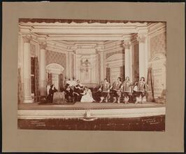 ["The King's Musketeer" theater still.]