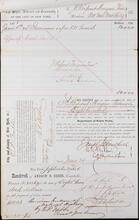 [The Mayor, Aldermen and Commonalty of the City of New York to J. Pierpont Morgan, Treasurer of the American Museum of Natural History.]