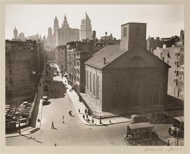 General View Looking Southwest to Manhattan from the Manhattan Bridge