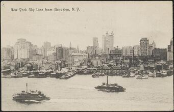 New York Sky Line from Brooklyn, N.Y.