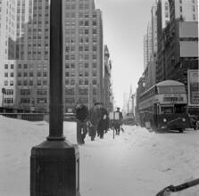 [Midtown after a snowstorm.]