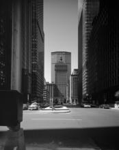 [Looking south on Park Avenue toward the Helmsley and Pan Am Buildings.]