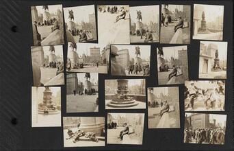 [Scenes of destitute men in Union Square.]