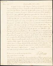 Letter from Thomas Jefferson to Robert R. Livingston, Washington, D.C., November 4, 1803