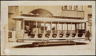 Cable Cars [Columbia Railway Co. No. 57 streetcar.]