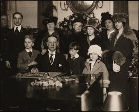 [Al Smith and his family.]
