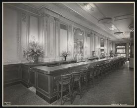 Schrafft's at Chrysler Bldg. 42nd St. & Lex. Ave., Interior, Soda Counter.