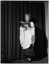 [Portrait of a choir member.]