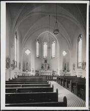 [Church. Interior, chancel.]