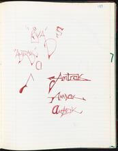 [Page in TDS's black book.]