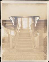 [Interior, staircase.]
