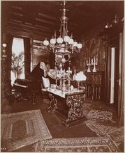 Interiors, Theodore Havemeyer House, Music Room.