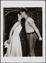 [Janice Rule as Madge Owens and Ralph Meeker as Hal Carter in "Picnic".]