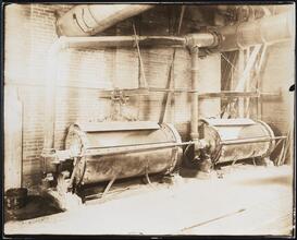 [Interior, boiler room.]