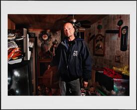 Rob in his kitchen, Gerritsen Beach, Brooklyn