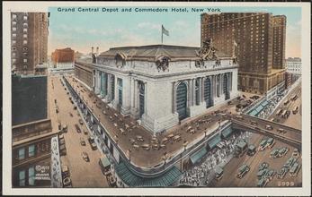 Grand Central Depot and Commodore Hotel, New York