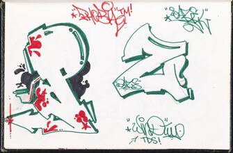 [Page in Daze's black book.]