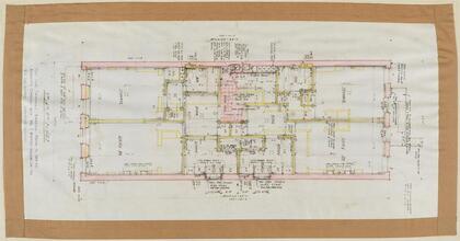 [Plan of a remodelled old law tenement house.]