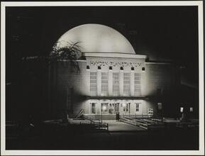 200 Central Park West. American Museum of Natural History. Exterior, night view