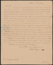Letter from John Jay to Peter Jay Munro, November 6, 1799