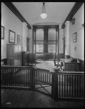 Worth Street and Broadway. New York Life Ins. Co. Old building, Worth Street and Broadway. Walker Buckner's anteroom.
