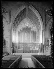 12th Street and 5th Avenue. First Presbyterian Church, chancel.