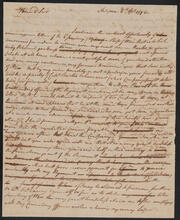 Letter from John De Lancey to James De Lancey, April 8, 1792
