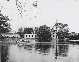 [Canoeing on the Bronx River.]