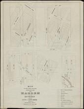 Map of Outlying Lots and Parcels of Land Near Harlem in the 12th Ward of the City of New York Belonging to Archibald Watt