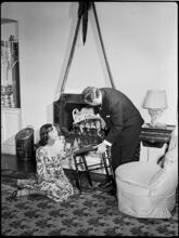 Billy Rose [Billy Rose and Eleanor Holm at home.]