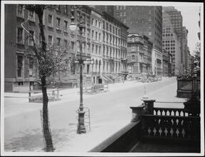 [Madison Avenue north from 36th Strret, west side of street.]