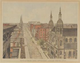Fifth Avenue from 42nd Street, Looking North.
