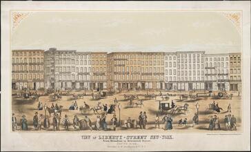 View of Liberty Street New-York