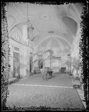 42nd Street and Lexington Avenue. Hotel Commodore, end of lobby to ballroom.