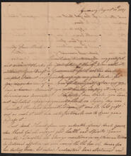 Letter from Caroline Carey De Lancey to John Peter De Lancey, August 18, 1817