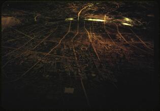 [Model of an unidentified city.]