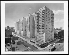 2nd Avenue and 65th Street. Manhattan House, from S.E. looking N.W..